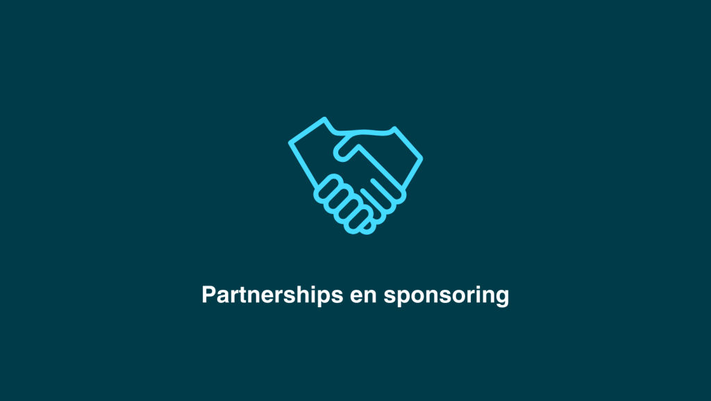 Partnerships en sponsoring brandevenement